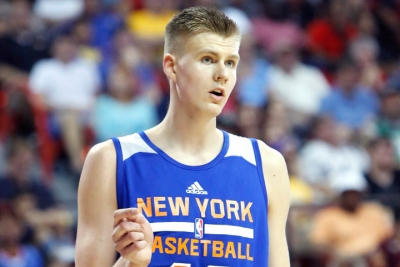 New York Knicks first round and 4th overall 2015 NBA Draft pick, Kristaps Porzingis