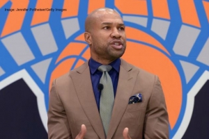 New York Knicks Head Coach Derek Fisher