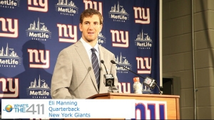 New York Giants quarterback Eli Manning ended the game throwing for 510 yards, the second most in Giants history.