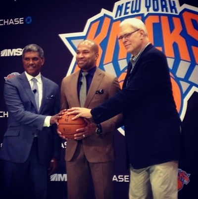 New York Knicks introduce Derek Fisher as New Head Coach