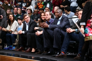Courtside at Brooklyn Nets Game at Barclays Center